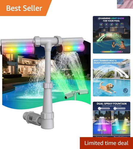 Elegant color led waterfall - 7-color,